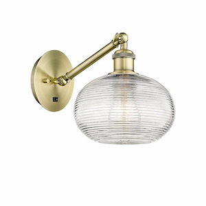 Ithaca - 1 Light Arm Adjusts Up and Down Wall Sconce In Industrial Style-8.25 Inches Tall and 8 Inches Wide - 1329904