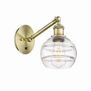 Rochester - 1 Light Arm Adjusts Up and Down Wall Sconce In Industrial Style-7.88 Inches Tall and 5.88 Inches Wide - 1329913