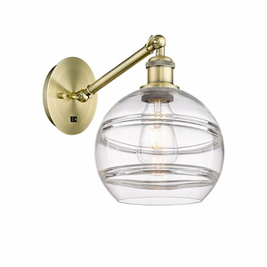 Rochester - 1 Light Arm Adjusts Up and Down Wall Sconce In Industrial Style-9.88 Inches Tall and 8 Inches Wide