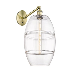 Vaz - 1 Light Adjustable Wall Sconce-19 Inch Tall and 10 Inch Wide - 1387629