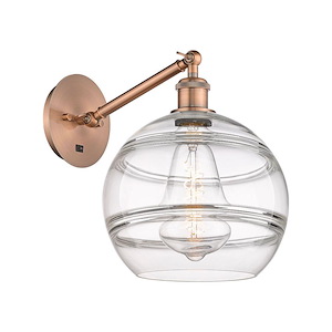 Rochester - 1 Light Adjustable Wall Sconce-12 Inch Tall and 10 Inch Wide - 1387642