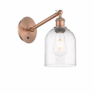 Bella - 1 Light Arm Adjusts Up and Down Wall Sconce In Industrial Style-9.5 Inches Tall and 5.5 Inches Wide - 1330001