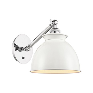 Adirondack - 100W 1 LED Adjustable Wall Sconce-8.5 Inch Tall and 8.25 Inch Wide - 1423017