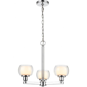 Cairo - 3 Light Pendant In Contemporary Style-12.63 Inches Tall and 19.63 Inches Wide