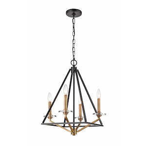 Raleigh - 4 Light Mini Chandelier-21 Inches Tall and 17.5 Inches Wide - 1289282