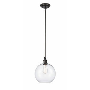 Concord - 1 Light Mini Pendant In Industrial Style-13 Inches Tall and 10 Inches Wide - 1289289
