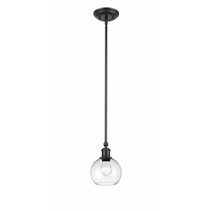 Concord - 1 Light Mini Pendant In Industrial Style-7.88 Inches Tall and 6 Inches Wide - 1289284
