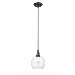 Concord - 1 Light Mini Pendant In Industrial Style-10 Inches Tall and 8 Inches Wide - 1289301