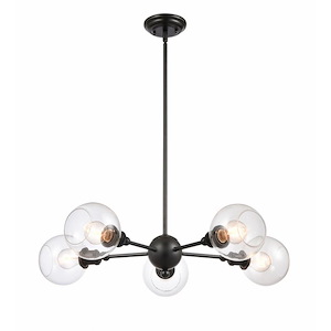 Concord - 5 Light Chandelier In Industrial Style-6 Inches Tall and 30 Inches Wide - 1289290