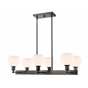 Concord - 6 Light Chandelier In Industrial Style-8.25 Inches Tall and 35 Inches Wide