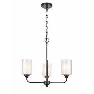 Fairbank - 3 Light Pendant-21 Inches Tall and 21.5 Inches Wide - 1289207