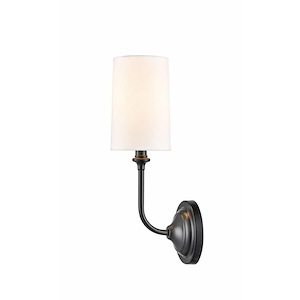 Giselle - 1 Light Wall Sconce In Industrial Style-16 Inches Tall and 5 Inches Wide