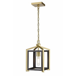 Wiscoy - 1 Light Chain Hung Pendant-13.25 Inches Tall and 8 Inches Wide