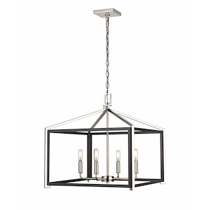 Wiscoy - 4 Light Chain Hung Pendant-19.75 Inches Tall and 20 Inches Wide - 1291937