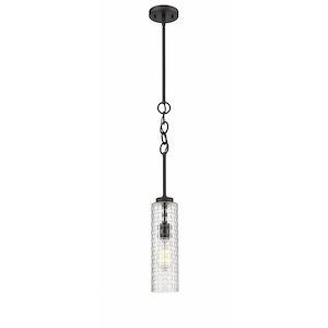 Wexford - 1 Light Stem Hung Mini Pendant In Art Deco Style-20.75 Inches Tall and 4 Inches Wide