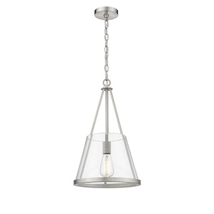 Lux - 1 Light Mini Pendant-20 Inches Tall and 12 Inches Wide