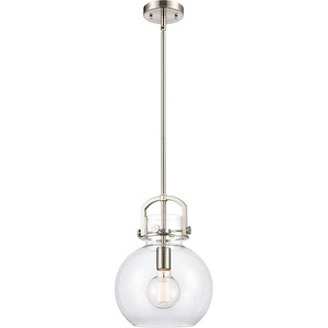 Newton-One Light Mini Pendant-14 Inches Wide by 17 Inches High