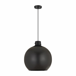 Newton Sphere - 1 Light Pendant In Industrial Style-18.25 Inches Tall and 18 Inches Wide - 1297587