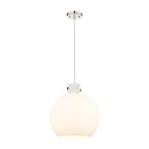 Newton Sphere - 1 Light Pendant In Industrial Style-17.13 Inches Tall and 16 Inches Wide - 1291940