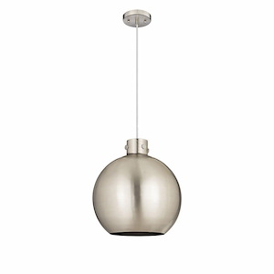 Newton Sphere - 1 Light Pendant In Industrial Style-17.13 Inches Tall and 16 Inches Wide