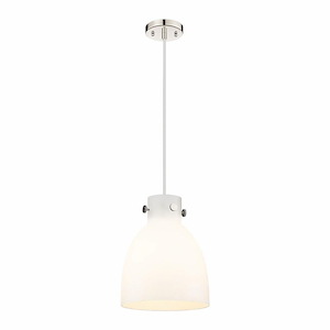 Newton Bell - 1 Light Pendant In Industrial Style-12.5 Inches Tall and 10 Inches Wide - 1297545