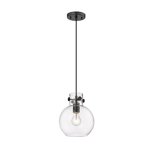 Newton Sphere - 1 Light Pendant In Industrial Style-9.13 Inches Tall and 8 Inches Wide