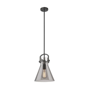 Newton Cone - 1 Light Mini Pendant-13.13 Inch Tall and 10 Inch Wide - 1372580