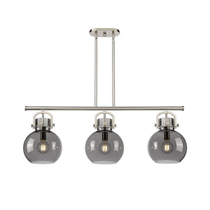 Newton Sphere - 3 Light Island-14.88 Inch Tall and 41.5 Inch Wide - 1373722