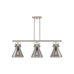 Newton Cone - 3 Light Island-14.88 Inch Tall and 41.5 Inch Wide - 1373763