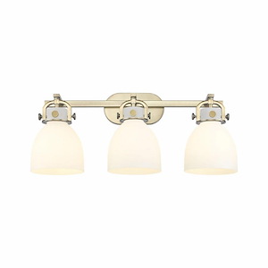 Newton Bell - 3 Light Bath Vanity In Industrial Style-11.88 Inches Tall and 27 Inches Wide - 1297718
