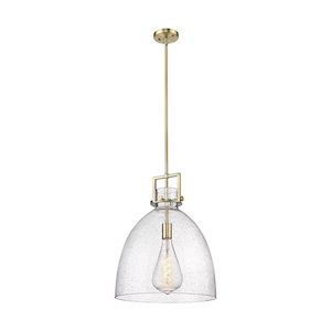 Newton Bell - 1 Light Pendant-17.25 Inch Tall and 16 Inch Wide - 1423694