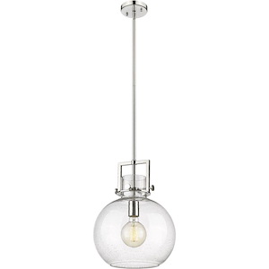 Newton Sphere - 1 Light Mini Pendant-13.75 Inch Tall and 12 Inch Wide - 1423730