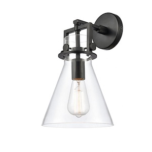 Newton Cone - 1 Light Wall Sconce In Industrial Style-14 Inches Tall and 8 Inches Wide - 1291898