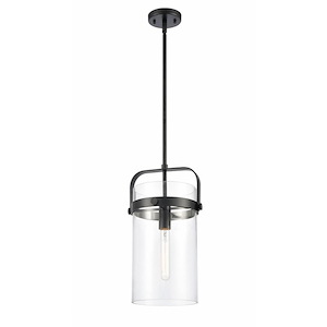Pilaster - 1 Light Stem Hung Pendant In Industrial Style-17.13 Inches Tall and 9.38 Inches Wide