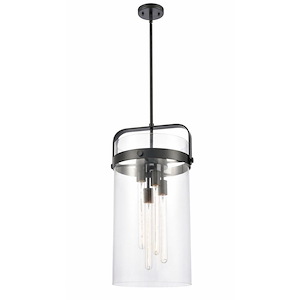 Pilaster - 4 Light Pendant In Industrial Style-25.5 Inches Tall and 13.38 Inches Wide - 1291995