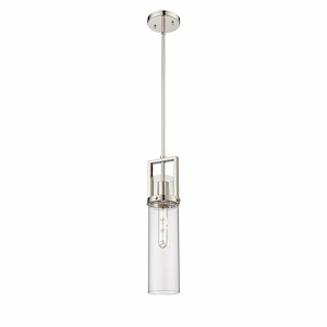 Utopia - 1 Light Pendant In Contemporary Style-17.63 Inches Tall and 4.25 Inches Wide - 1297643