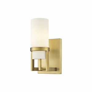 Utopia - 1 Light Wall Sconce In Contemporary Style-11.63 Inches Tall and 6 Inches Wide