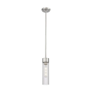 Empire - 1 Light Stem Hung Pendant In Modern Style-12.75 Inches Tall and 3.13 Inches Wide