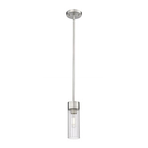 Empire - 1 Light Stem Hung Pendant In Modern Style-9.63 Inches Tall and 3.13 Inches Wide