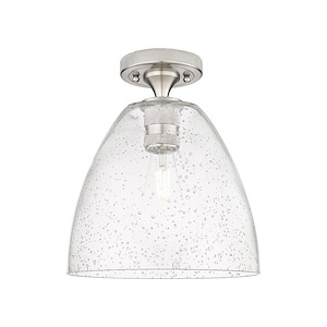 Crown Point - 1 Light Flush Mount-11 Inch Tall and 9 Inch Wide - 1373920