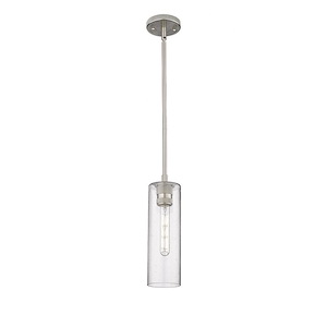 Crown Point - 1 Light Cord Pendant In Industrial Style-13.25 Inches Tall and 3.88 Inches Wide