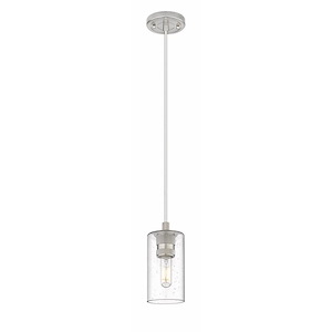 Crown Point - 1 Light Pendant In Industrial Style-8.38 Inches Tall and 3.88 Inches Wide - 1291997