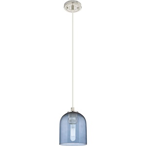 Bella - 1 Light Cord hung Pendant-7.75 Inch Tall and 5.5 Inch Wide - 1423791