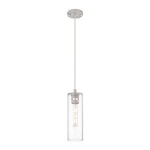 Crown Point - 1 Light Cord Pendant In Industrial Style-13.25 Inches Tall and 3.88 Inches Wide