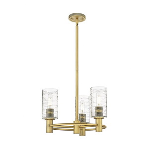 Crown Point - 3 Light Pendant In Industrial Style-10.38 Inches Tall and 18 Inches Wide