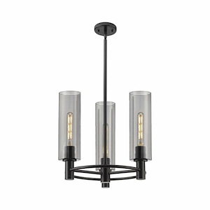 Crown Point - 3 Light Pendant In Industrial Style-15.38 Inches Tall and 18 Inches Wide