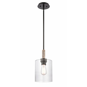 Paladin - 1 Light Mini Pendant In Farmhouse Style-13.13 Inches Tall and 7.13 Inches Wide