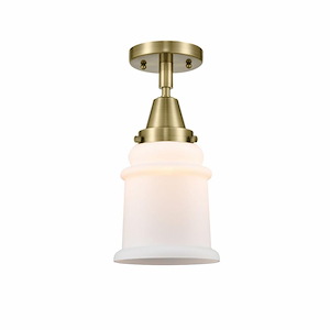 Canton - 1 Light Flush Mount In Industrial Style-10 Inches Tall and 6 Inches Wide