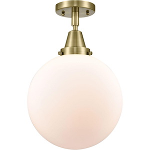 Beacon - 1 Light Semi-Flush Mount-12.5 Inch Tall and 10 Inch Wide - 1372625