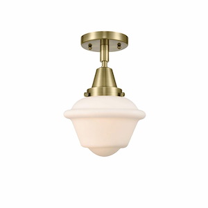 Oxford - 1 Light Flush Mount In Traditional Style-9 Inches Tall and 7.5 Inches Wide - 1325854